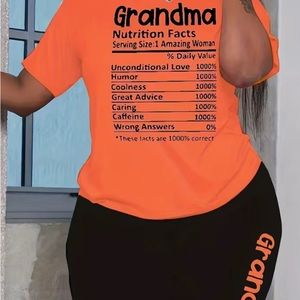 Plus size casual outfits two piece set,